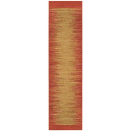 Safavieh Kilim Runner Hand Woven Rug, Rust - 2 Ft.-3 In. X 8 Ft. KLM947A-28